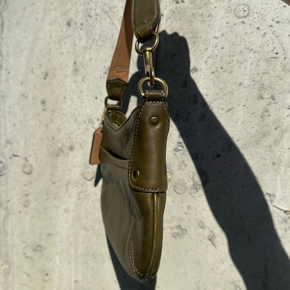 RARE Vintage 2002 Coach Legacy 9604 Milbrook Demi Leather Hobo Bag - Picture 6 of 14